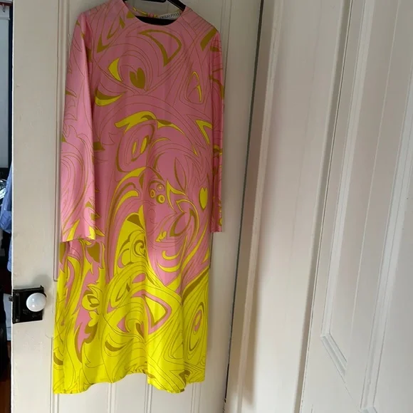 chinese dress ladies EMILIO PUCCI Long Sleeve Wrap Gown main image 1
